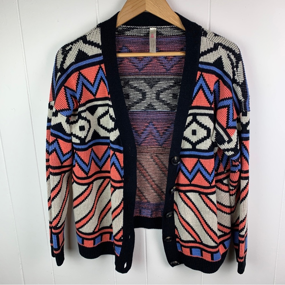 Alice Moon Cardigan Sweater Colorful Women’s Small